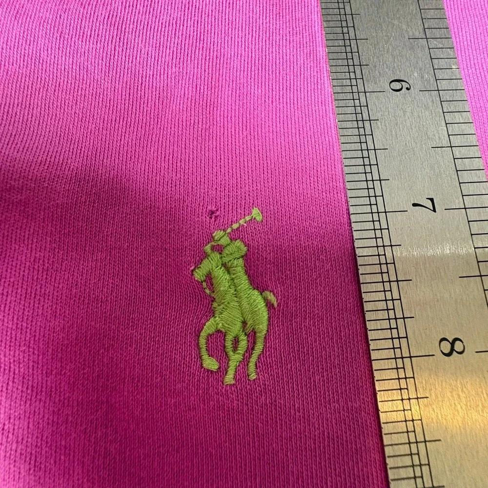 Polo Ralph Lauren Vintage Pink Polo Shirt XL Green Pony Sri Lanka